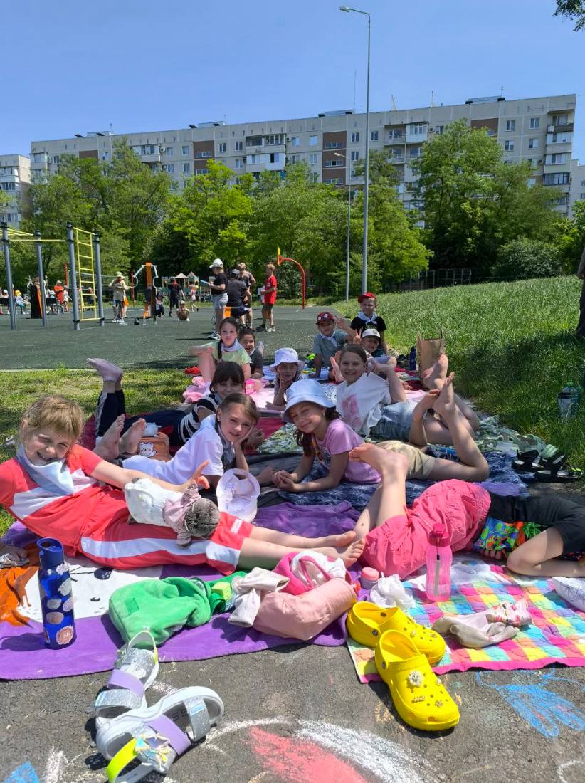 Второй день смены  пришкольного лагеря «ДРУЖБА»..